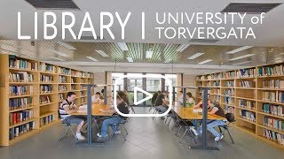 The Library of University of Rome TorVergata | İtaliyada Təhsil