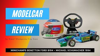 REVIEW Minichamps 1:18 Diecast Benetton Ford B194 F1 modelcar, Michael Schumacher Australian GP 1994