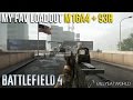 Battlefield 4 (PS4) - My Favourite Loadout - M16A4 + 93R (Unedited Gameplay)