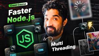 Node.js Can Do Multi-Threading | Build an Image Processor | Complete Guide in Hindi | Day 69/100