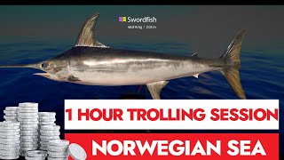 RF4 - RUSSIAN FISHING 4 - ONE HOUR TROLLING SESSION AT NORWAY