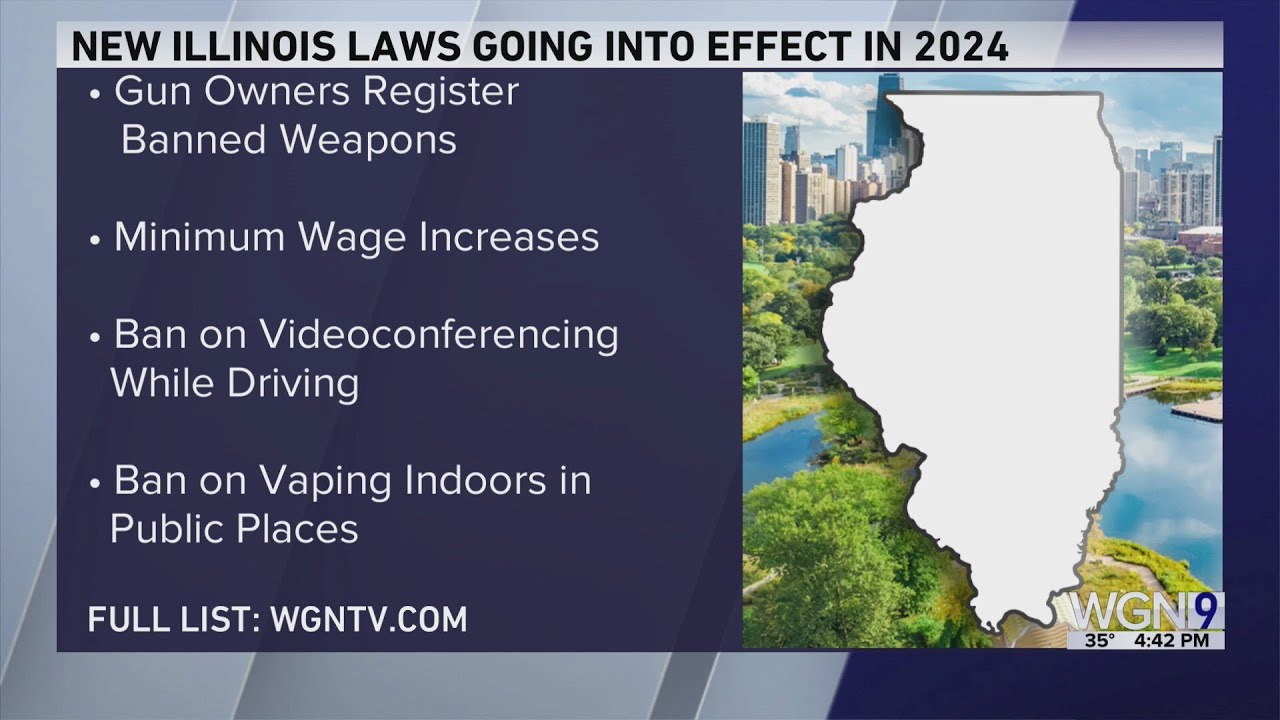 Here's A List Of New Illinois Laws Going Into Effect In 2024 - YouTube