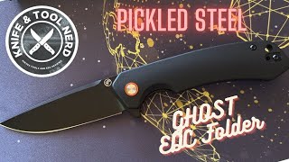 Pickled Steel Ghost Blackout Pocket Folder