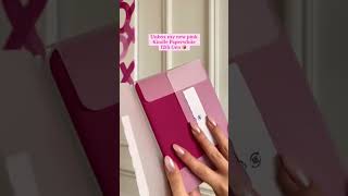 Unbox my new pink Kindle Paperwhite 12th Gen 🎀 #kindle #kindlepaperwhite #unboxingvideo