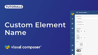How To Change Element Name In Visual Composer Website Builder