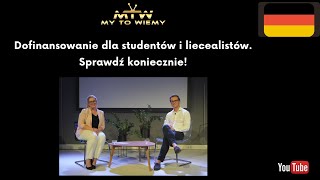 Dofinansowania dla studentów i licealistów [My to wiemy]