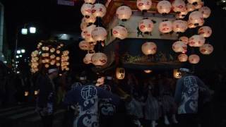 2017 筒井町天王祭 楽日 神皇車 曳き別れ