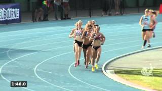 2014 Vic Open T\u0026F Champs. Women 1500m