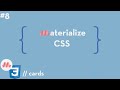 Materialize CSS #8 - Cards