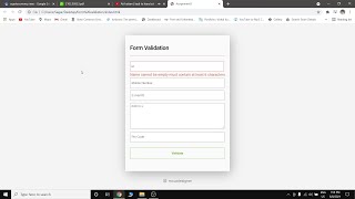 JavaScript Form Validation HTML CSS JavaScript(jQuery)