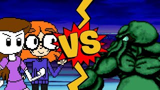 M.U.G.E.N Battles | Rebecca/llyssa vs Cthulhu