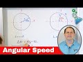 Angular Speed & Rotational Speed in Circular Motion - [2-21-3]