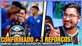 🚨REFORÇO SURPRESA AGORA no GRÊMIO! ZAGUEIRO e ATACANTE CHEGANDO NO IMORTAL!