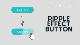 Ripple Effect Button using HTML, CSS, & JavaScript | Coding Room