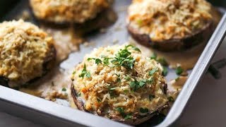 Keto Crab Cake Stuffed Mushrooms Recipe