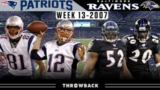 Controversy in the Cold! (Patriots vs. Ravens 2007, Week 13)