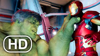 Marvel's Avengers Hulk Vs Iron Man Fight Scene HD