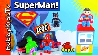 Duplo Superman Hero! Villain Vs. Batman by HobbyKidsTV