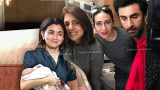 Alia Bhatt With Baby GIRL Grand Welcome At Home| Karishma Kapoor, Kareena Kapoor Ranbir Neetu Kapoor