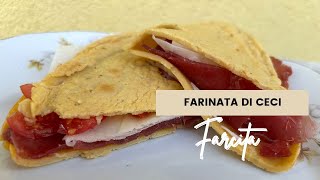 Farinata di ceci in padella in pochi minuti (gluten free) #farinatadiceci #cucinaitaliana