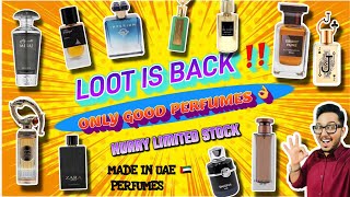 LOOT 55.0🤩 MADE IN UAE PERFUMES 🔥🔥CLONES OF NICHE PERFUMES AT 10 Times less pricing 😱