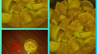 How To Make #Lemon Pickle At Home// ఇంట్లోనే #నిమ్మ కాయ ముక్కలు పచ్చడి చేసుకునే విధానం.