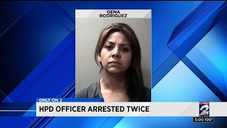 HPD officer arrested twice