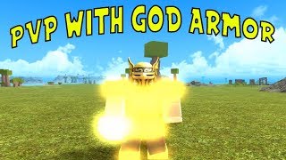 Trapping God Armor Players In Huts Roblox Booga Booga