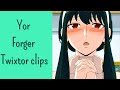 Yor Forger Twixtor clips for edits/1080p