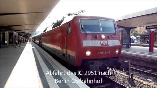 Eisenbahnverkehr in Bielefeld Hbf (NRW)