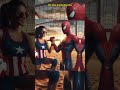 Superheroes spider-man And Captain america Avengers vs DC - All Marvel Characters #avengers #shorts