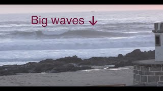 Atlantic swell!! Big waves.  Fastest small yachts. Sailing the Portuguese coast.