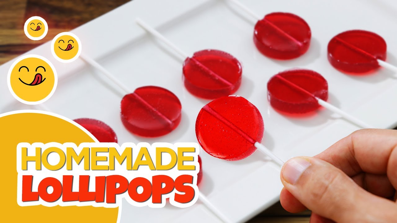 Lollipops Recipe - How To Make Homemade Lollipops - YouTube