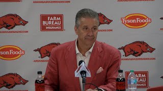 Arkansas head coach John Calipari recap 68-65 win over Georgia