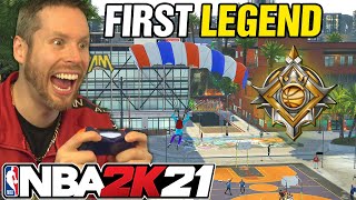 The FIRST LEGEND on NBA 2K21! THE GRIND IS OVER!