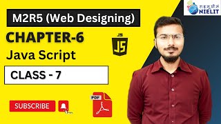 O Level Course M2 R5 | Chapter -6 Class -7 JAVSScript Introduction | Lecture 33 #Html #javascript
