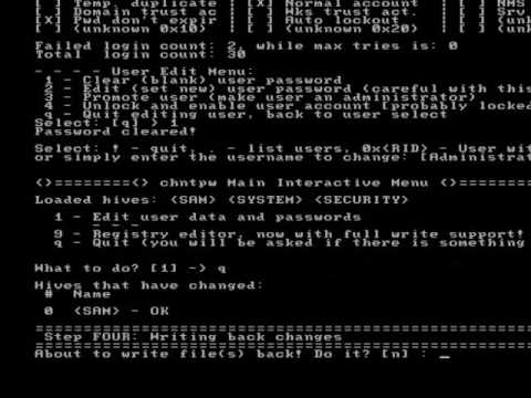 Recover Windows 10 Password with Hiren's BootCD Recover Windows 10 Password with Hiren's BootCD