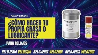 COMO HACER TU PROPIA GRASA O LUBRICANTE (hazla tu mismo) ✔