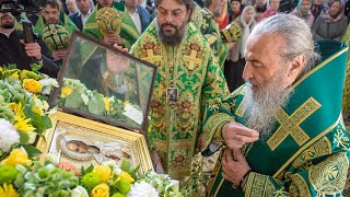 Предстоятель звершив освячення столичного храму на честь преподобного Сергія Радонезького