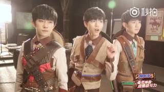 20170419【TFBOYS】Hậu trường CF SNICKERS part 2《士力架广告花絮》