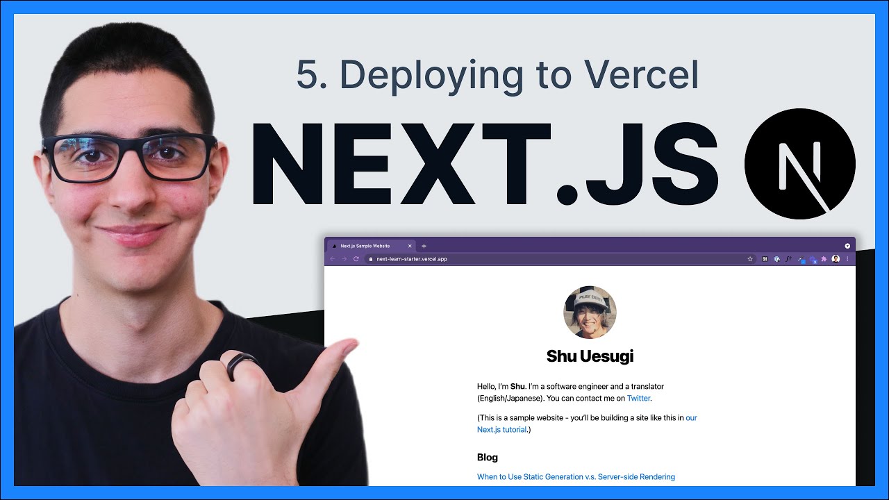 Deploying Your Website With Vercel – Learn Next.js Tutorial Series ...