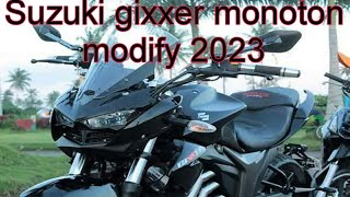 Suzuki gixxer monotone modified 2023 new video সুজুকি জিক্সার মনোটোন মডিফাই ভিডিও 2023