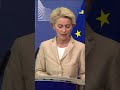 we isolate and hit russia s economy even more president von der leyen shorts