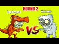 team plant fire u0026 bomb vs dark dragon imp which plants will destroy zombies pvz 2