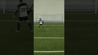 Ronaldo jnr scoring a penalty