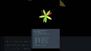 Rangoli Pattern Design in Python Turtle 🎨 🐢 | Beautiful Code Art. #shorts