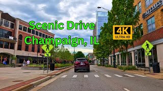 Exploring Champaign, Illinois by Car 🚘 [4K]