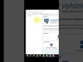 How To Connect PostgreSQL Server Using pgAdmin Tool || Best PostgreSQL Tutorial Shorts