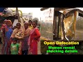Open Defecation: Women and men squat next to each other to defecate, Shocking details revealed