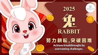 2025 RABBIT Chinese Zodiac Forecast 属兔生肖运势